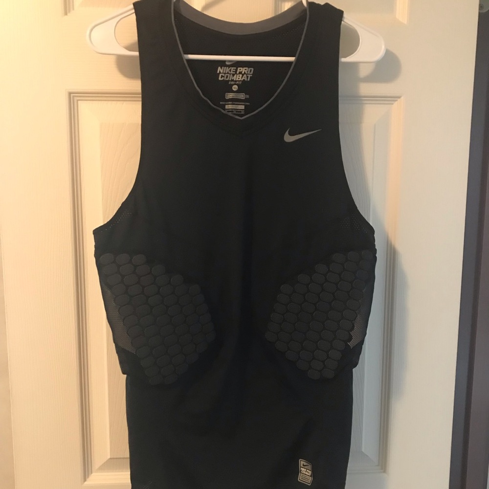 Nike Pro Combat Dri Fit compression vest black